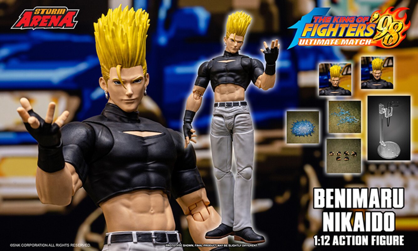 [PREORDER] STORM ARENA 1/12 KOF King of Fighters '98 Benimaru Nikaido KFSA01