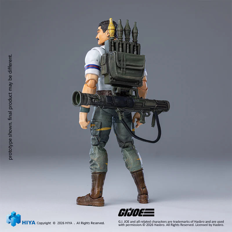 [PREORDER 051726] HIYA EMG0479 1/18 Exquisite Mini G.I.Joe BAZOOKA Tiger Force Version