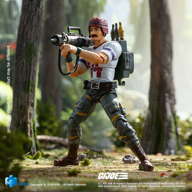 [PREORDER 051726] HIYA EMG0479 1/18 Exquisite Mini G.I.Joe BAZOOKA Tiger Force Version