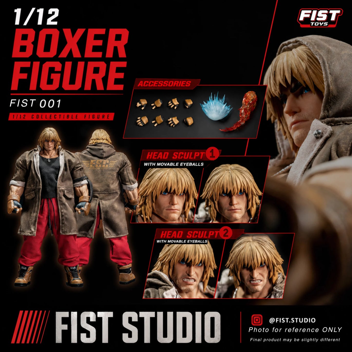 [PREORDER 051726] Fist Toys 1/12 FIST-001 Boxer
