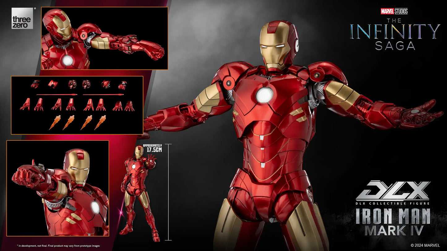 [PREORDER] [Threezero] 3Z0501 Info: Marvel Studios: The Infinity Saga - DLX Iron Man Mark 4