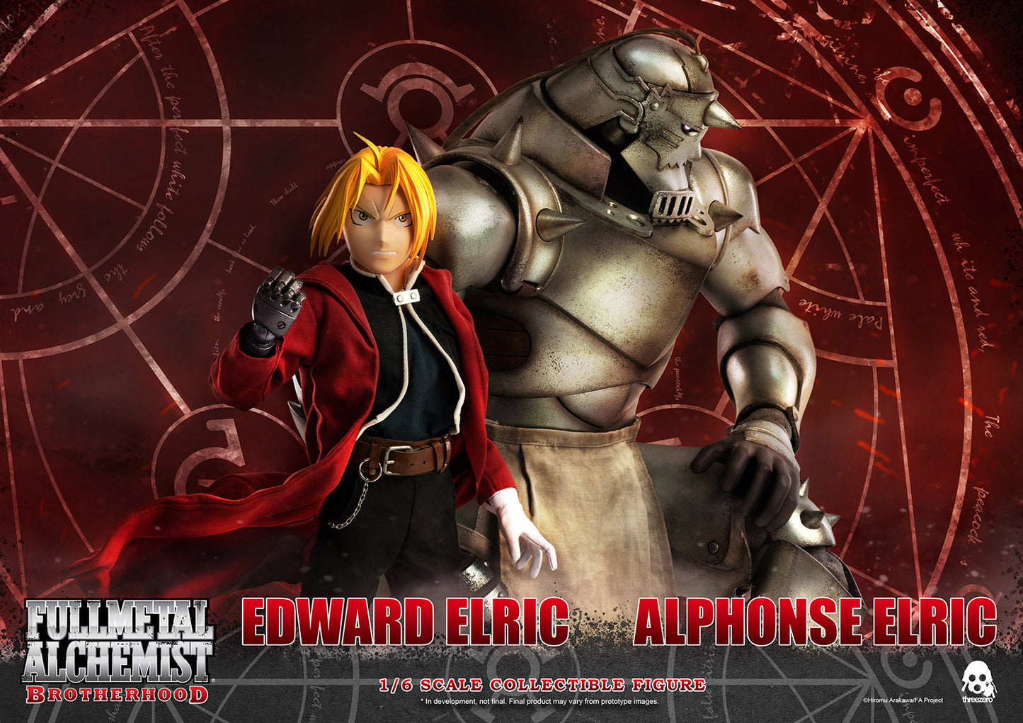 [PREORDER] Fullmetal Alchemist: Brotherhood - FigZero 1/6 Edward Elric + Alphonse Elric Twin-Pack