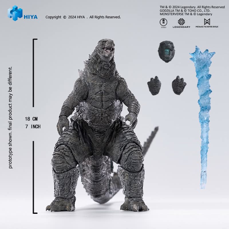 [PREORDER] HIYA Toys 18CM Godzilla King of the Monsters Godzilla 2019 Heat Ray light up EBG0413