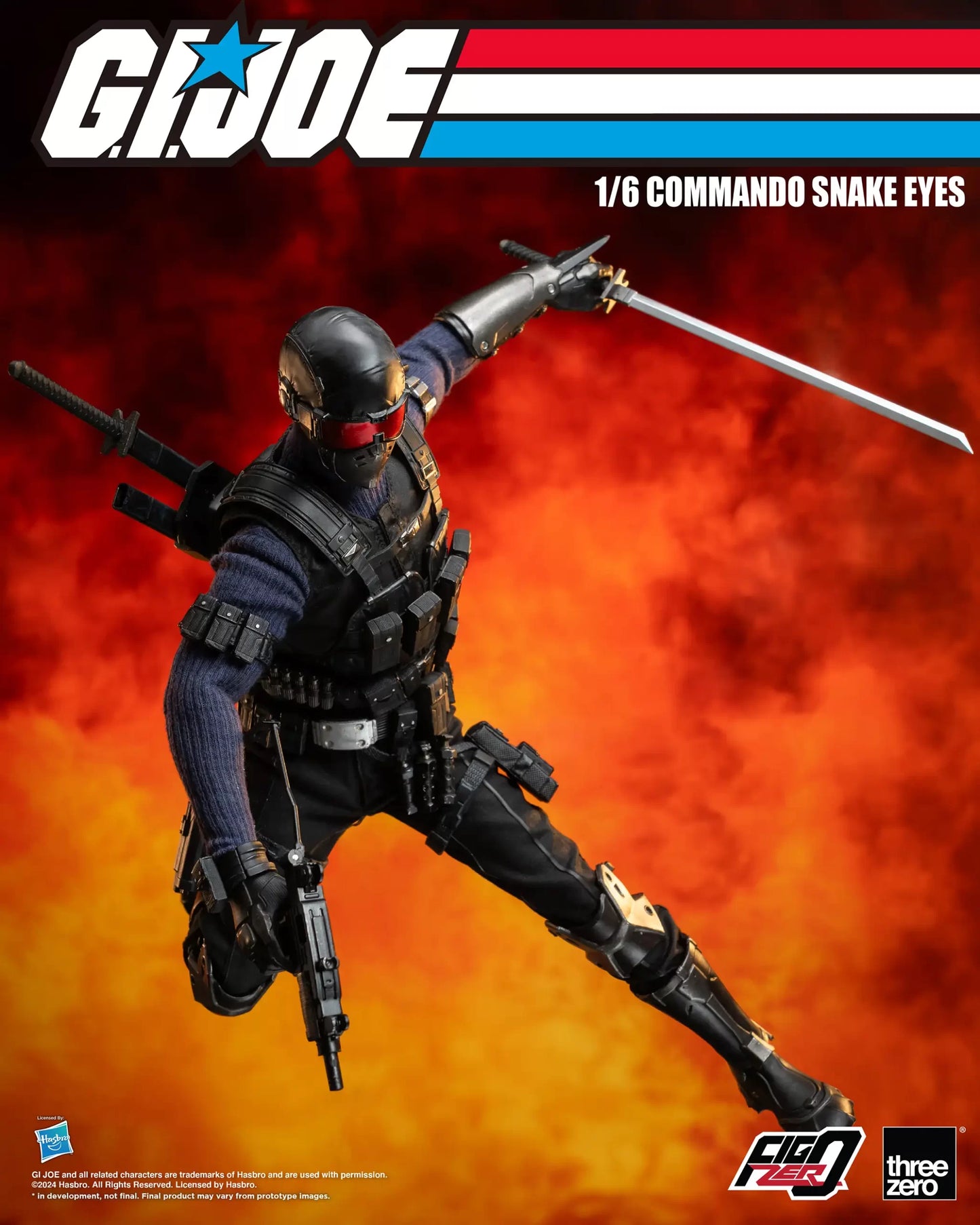 [PREORDER] PREORDER: G.I. Joe - FigZero 1/6 Commando Snake Eyes