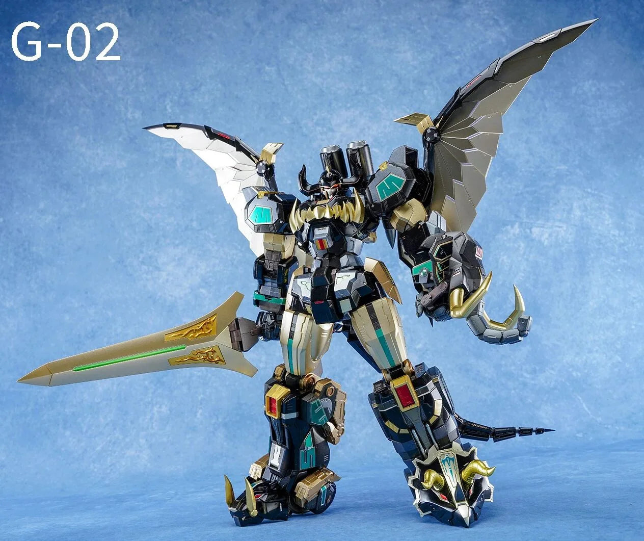 [ONHAND] 2026 REISSUE Beasts King Model G-02 Dino Megazord Black Edition