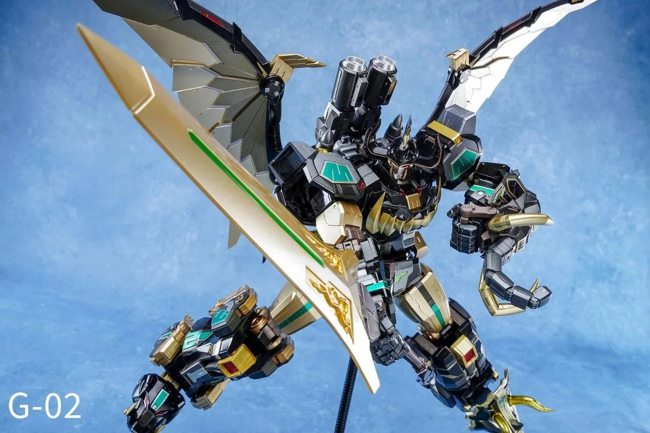 [ONHAND] 2026 REISSUE Beasts King Model G-02 Dino Megazord Black Edition