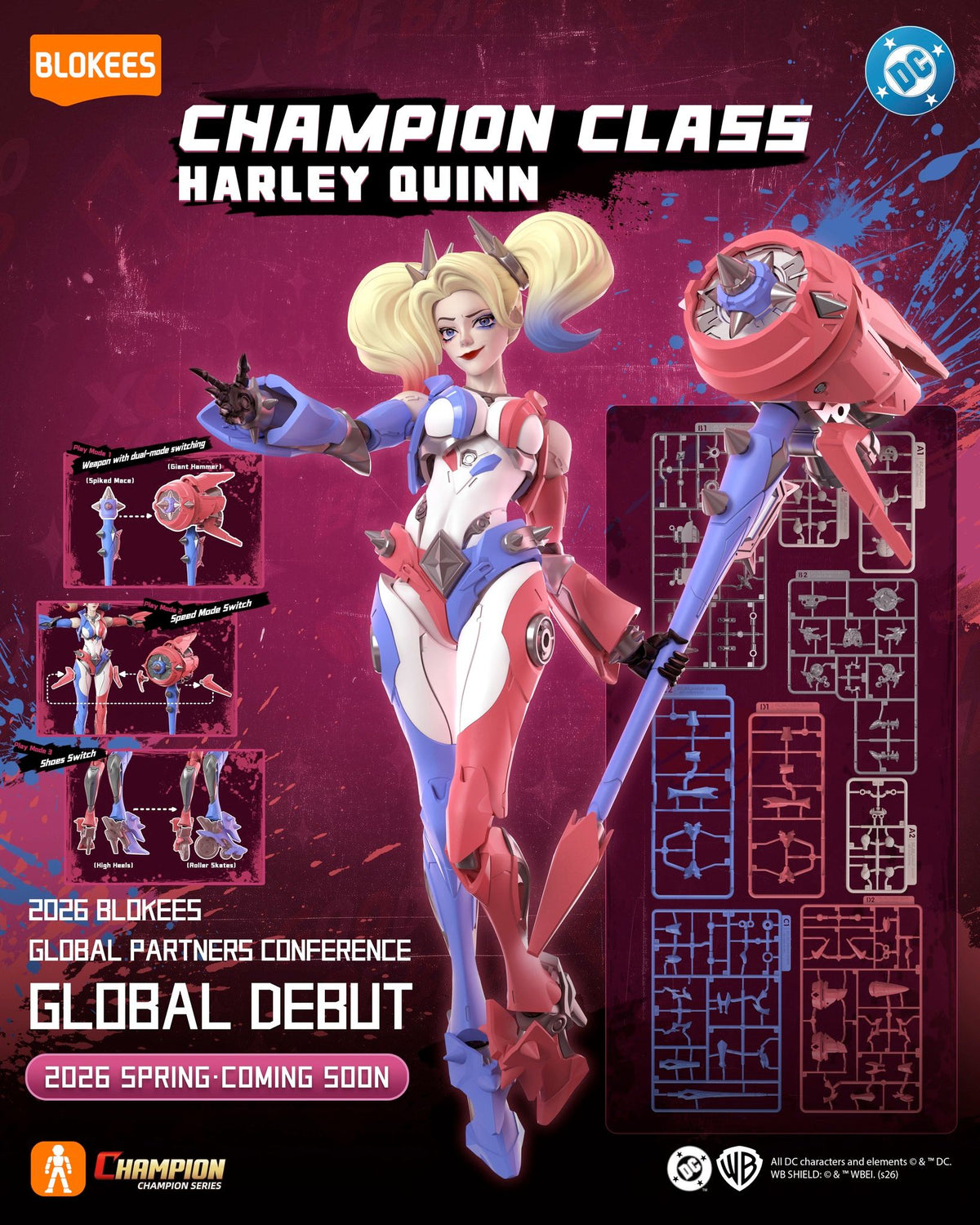 [PREORDER] Blokees Model Kits - HARLEY QUINN – Matt's Box Toy Store