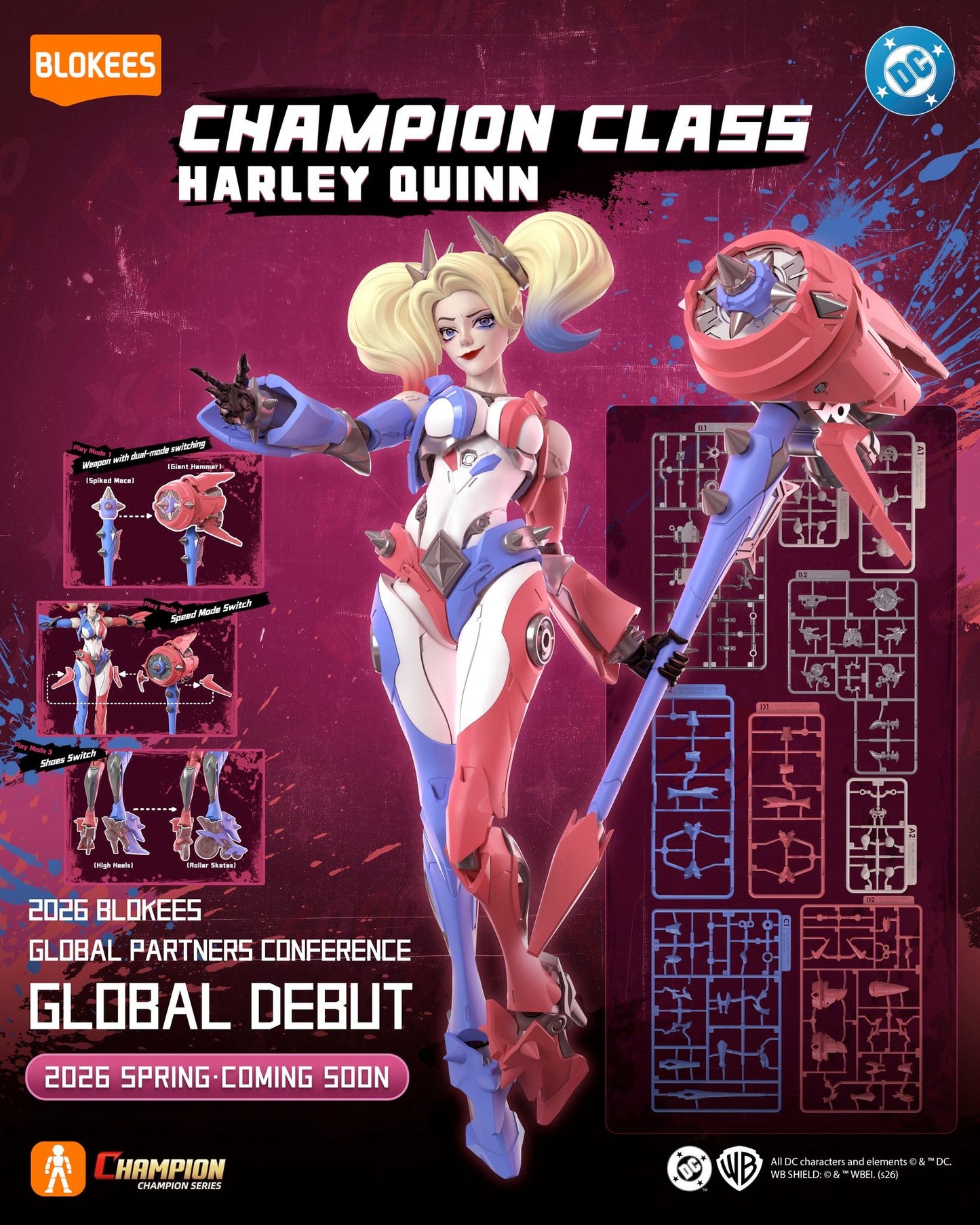 [PREORDER] Blokees Model Kits - HARLEY QUINN
