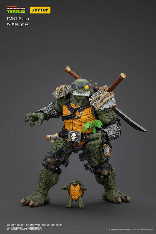 [ONHAND] JOYTOY 1/18 TMNT Slash JT01000