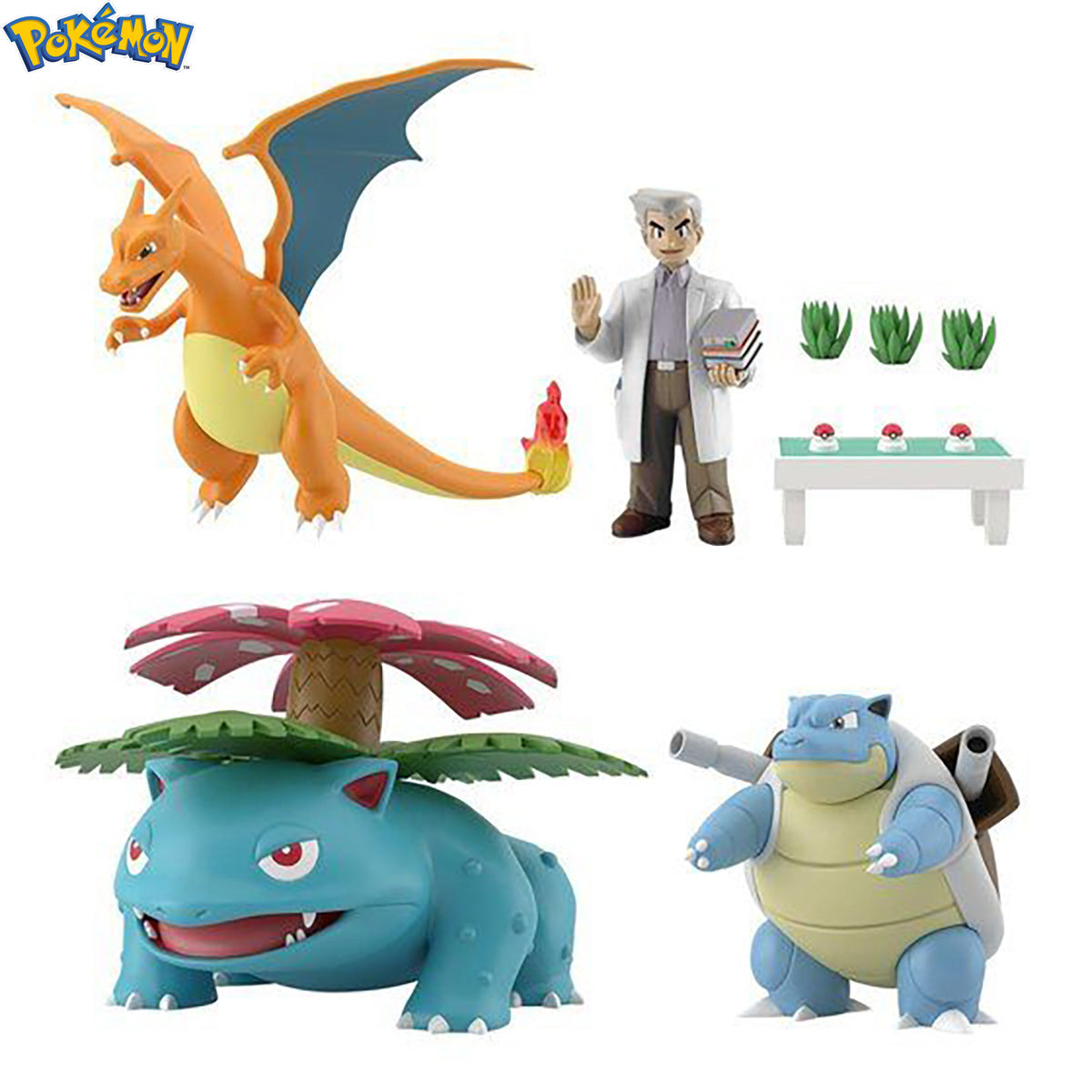 [PREORDER] POKEMON SCALE WORLD KANTO REGION PROFESSOR OAK SET W/O GUM (REOFFER)