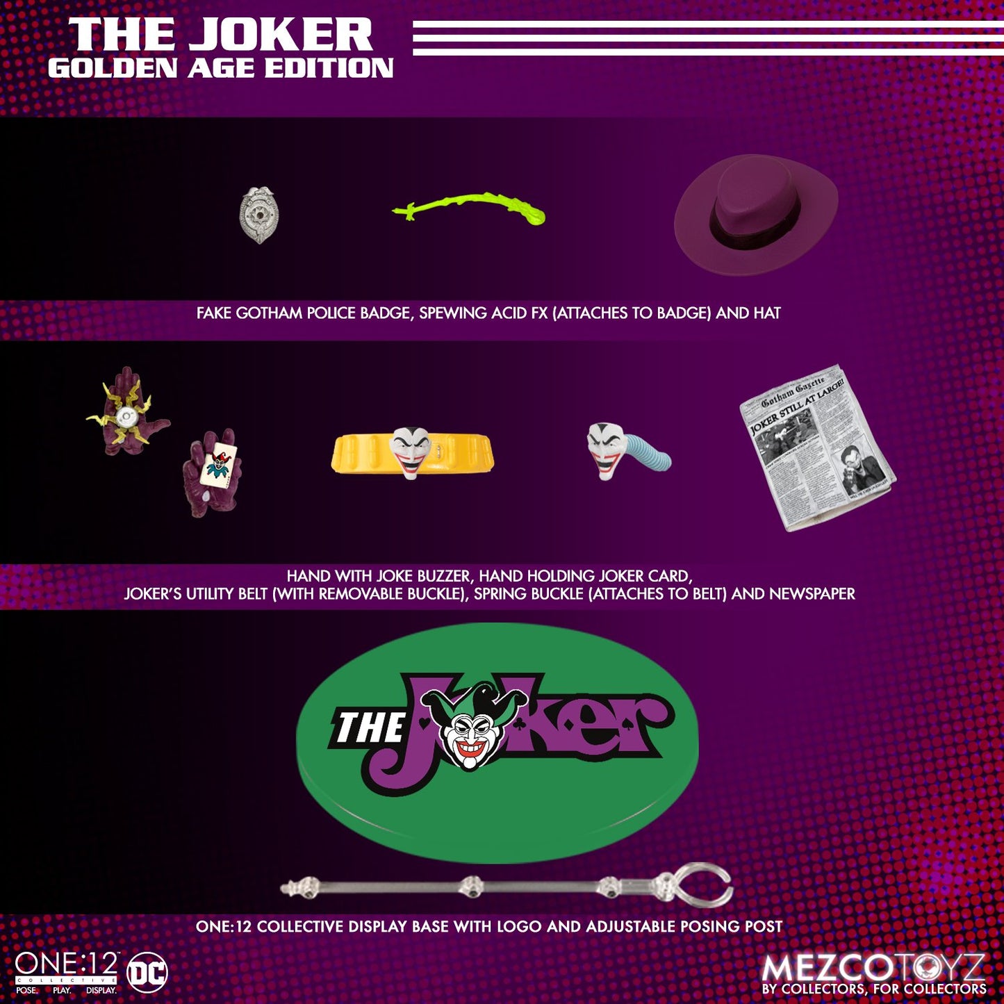 [PREORDER] THE ONE:12 COLLECTIVE THE JOKER: GOLDEN AGE EDITION