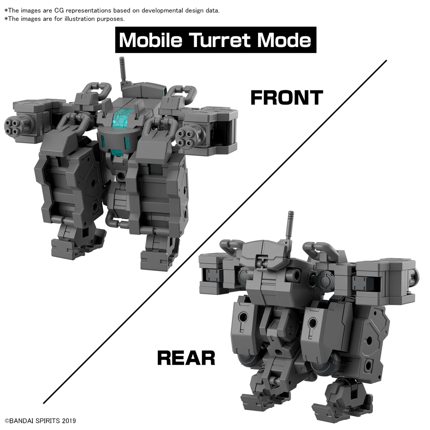 [PREORDER] 30MM 1/144 Extended Armament Vehicle (SMART TRANSFORMABLE MACHINE Ver.)