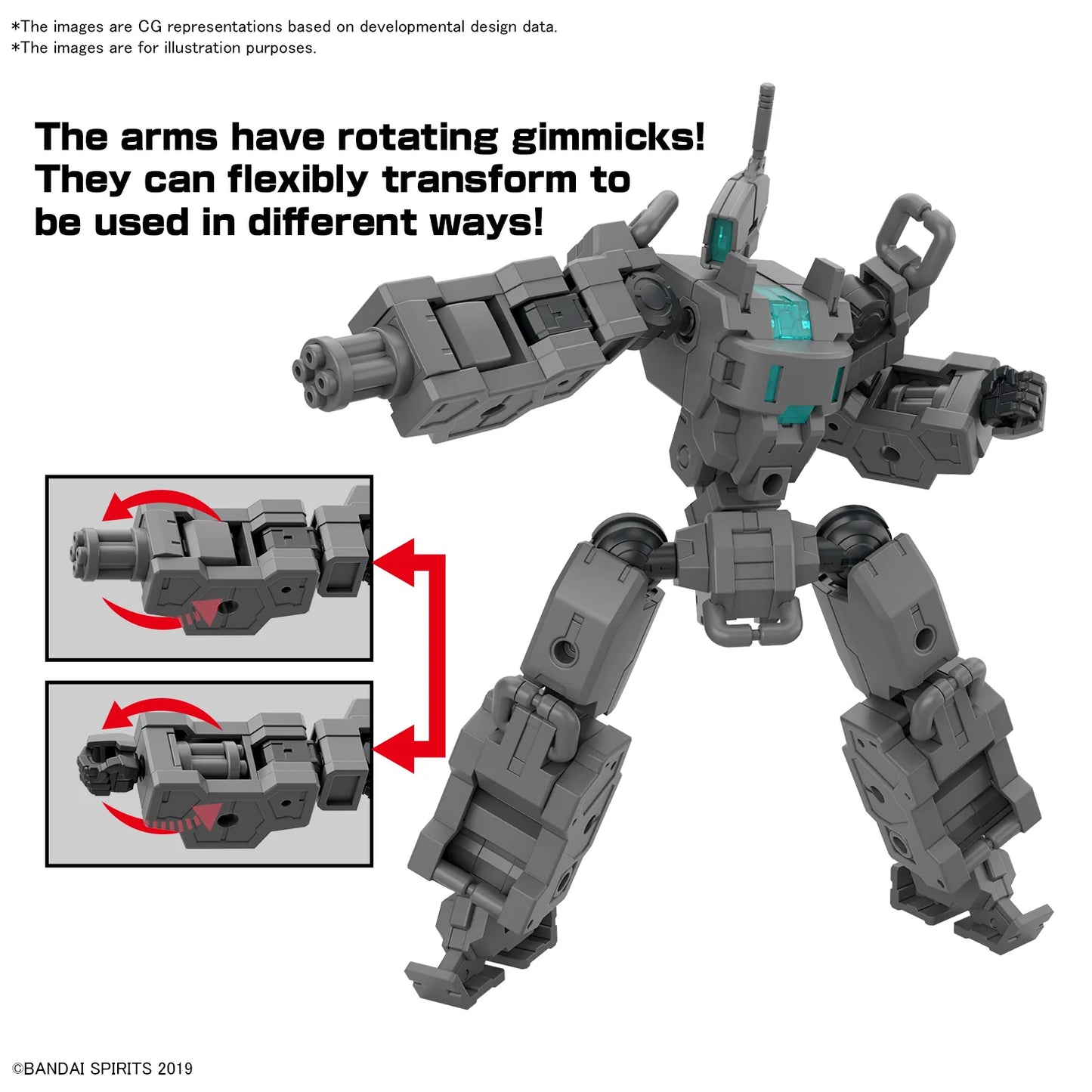 [PREORDER] 30MM 1/144 Extended Armament Vehicle (SMART TRANSFORMABLE MACHINE Ver.)