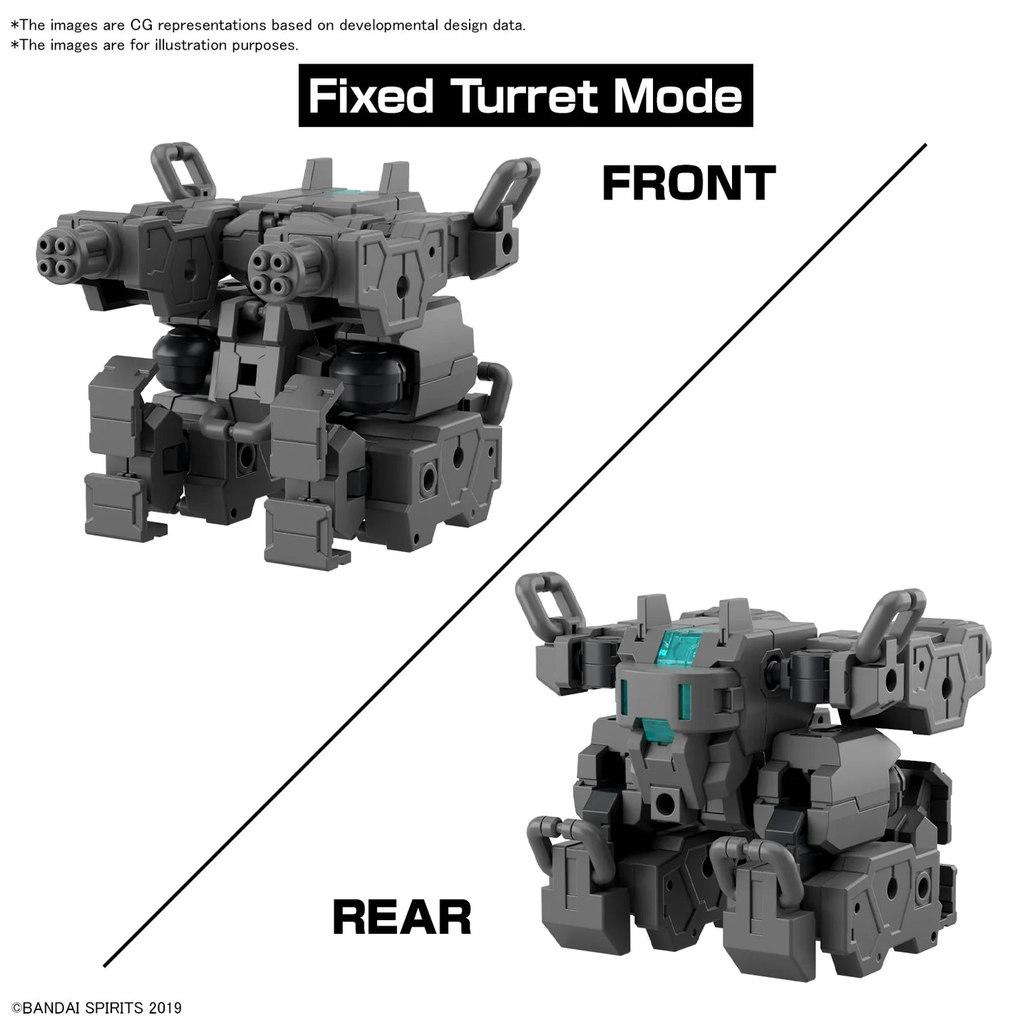 [PREORDER] 30MM 1/144 Extended Armament Vehicle (SMART TRANSFORMABLE MACHINE Ver.)