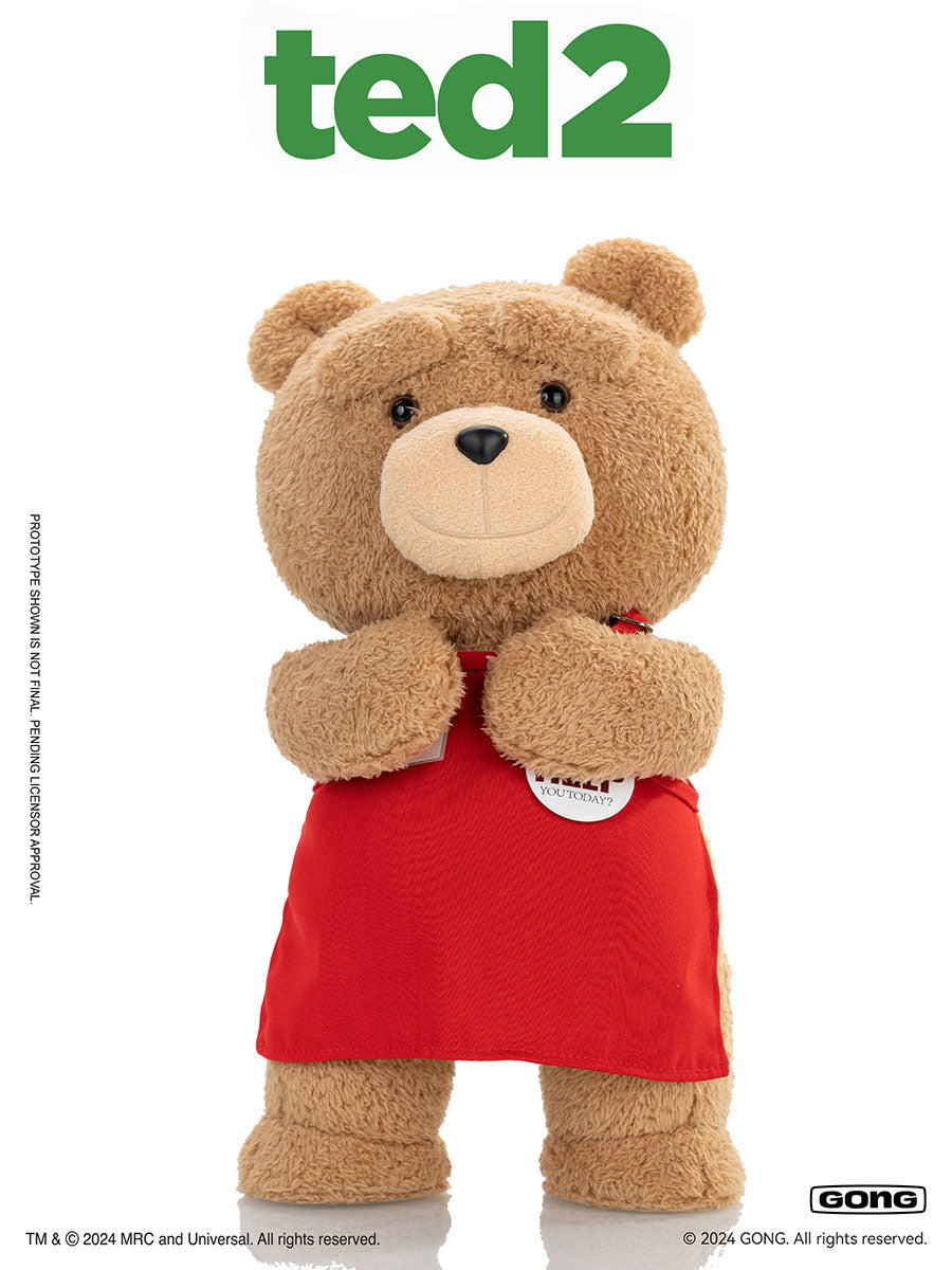 [PREORDER] POP MART  GONG ×《Ted2》GONG  -Ted 2 1/2 30 cm Teddy Bear Movable Plush Doll