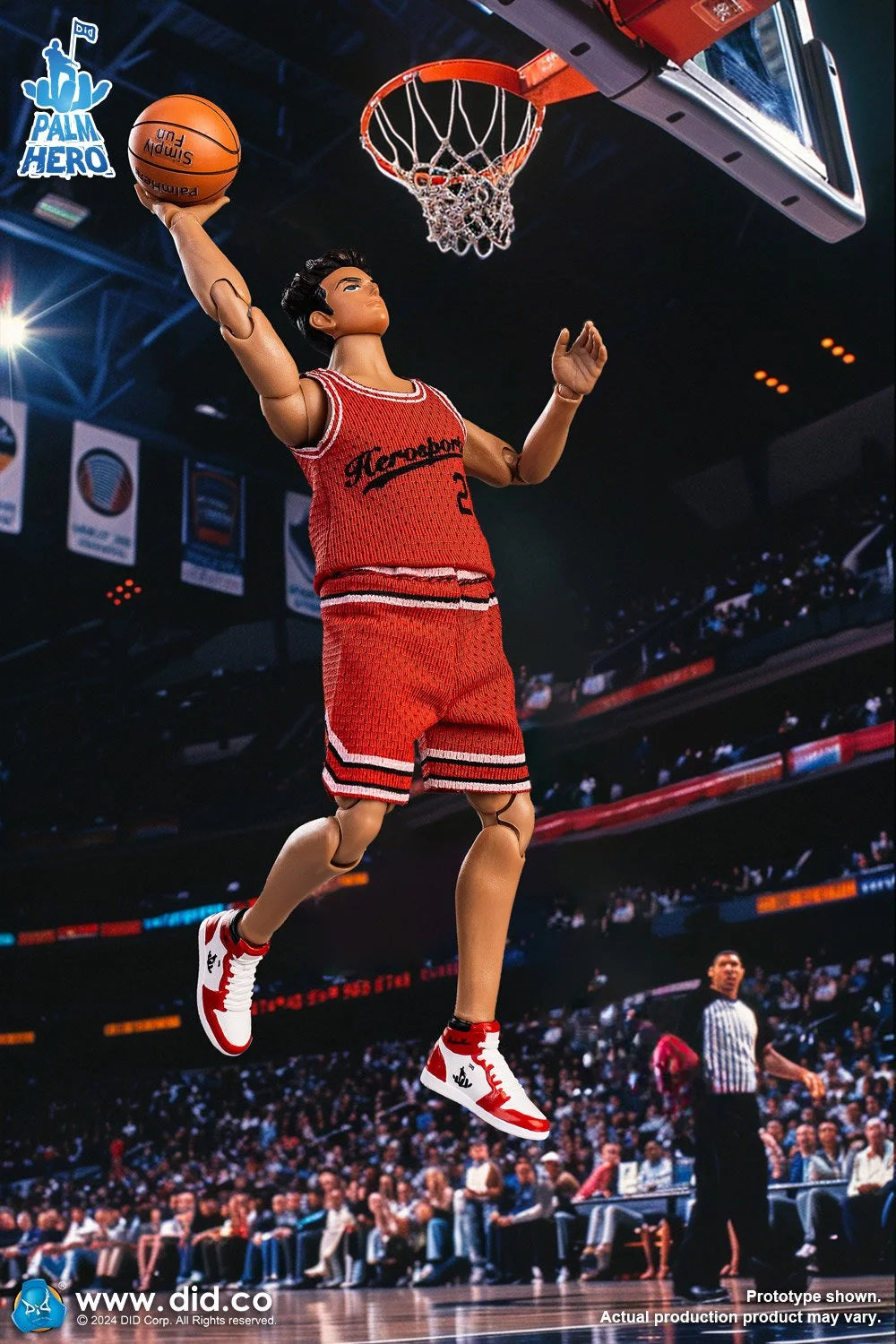 [PREORDER] DID SF80006R 1/12 Palm Hero Simply Fun Sport Series – The Basketball Player-Red Team