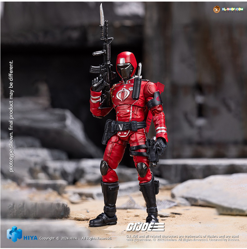 [PREORDER] HIYA Toys 1/18 G.I.Joe Special Forces Crimson Guard EMG0356