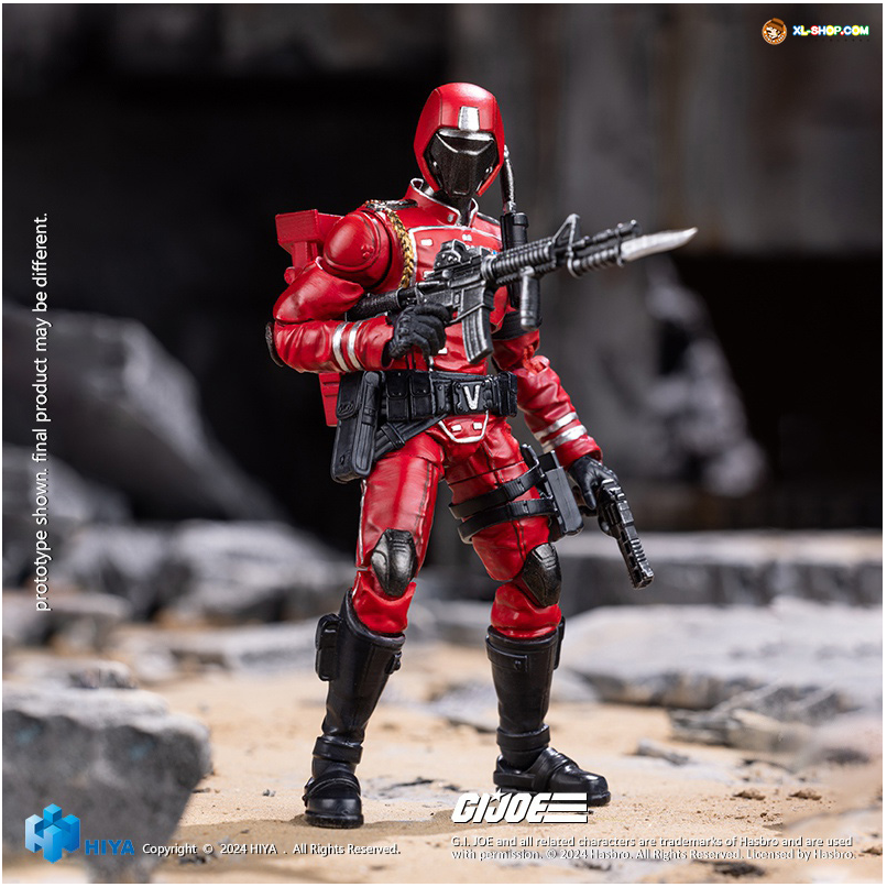 [PREORDER] HIYA Toys 1/18 G.I.Joe Special Forces Crimson Guard EMG0356