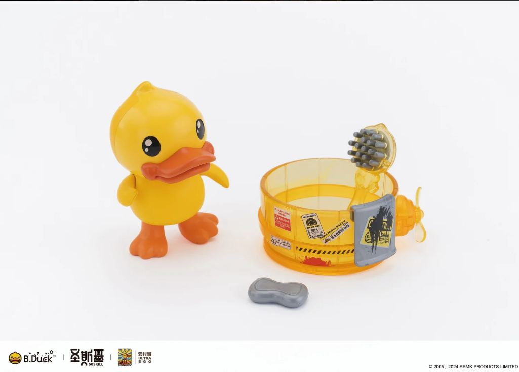 [PREORDER] YoloPark SOSKILL ULTRA EGG B.Duck Spa Duck 19th ANNIVERSARY Black Knight Limited Edition