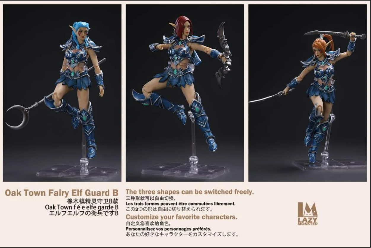 [PREORDER] Lazy Monster Studio Oak Town Fairy Elf Guard B Yellow Skin