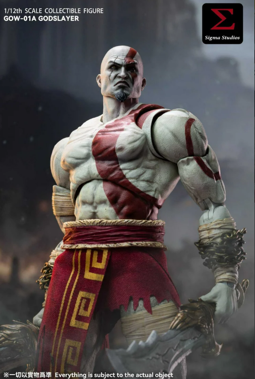 [PREORDER]【Sigma Studios GOW-01A 1/12 Godslayer God of War Kratos Action Figure】