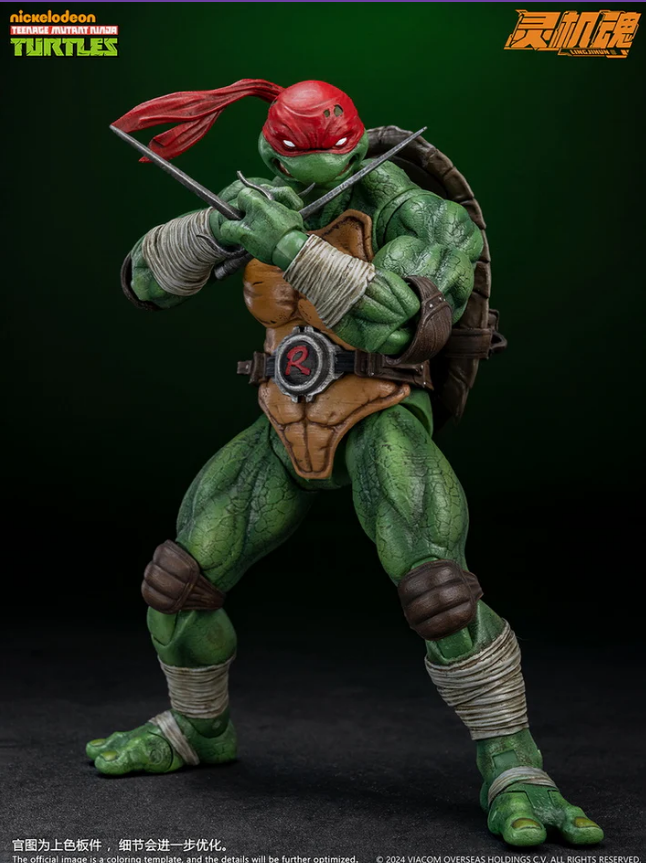 [PREORDER] LINGJIHUN Ninja Turtles Series Raphael Action Figure