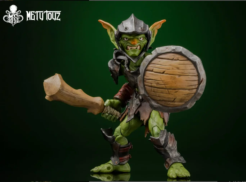 [PREORDER] Mety toyz Adventurer's World Goblin Warrior Miles Iron Shield