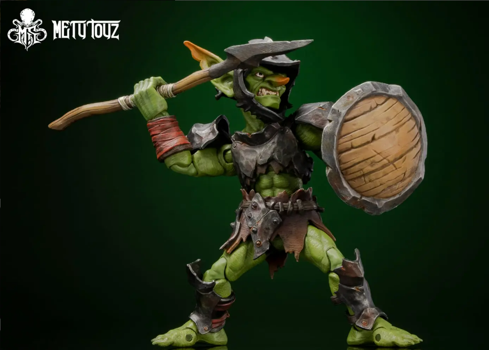 [PREORDER] Mety toyz Adventurer's World Goblin Warrior Miles Iron Shield