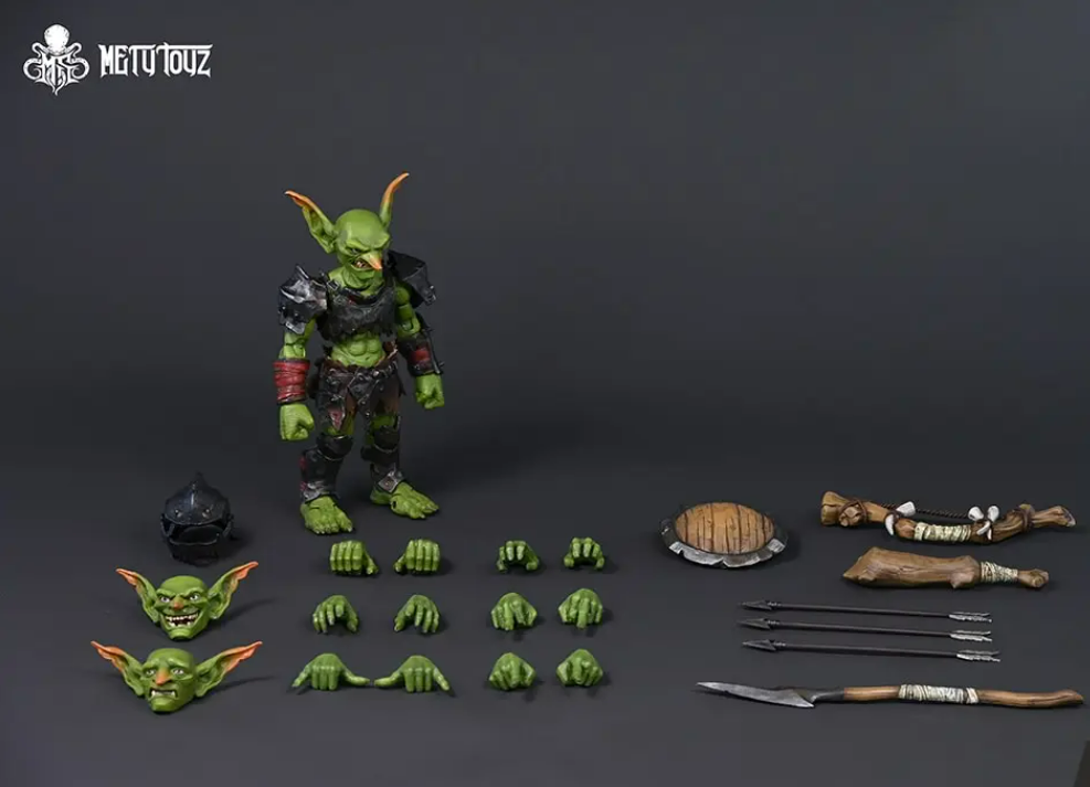 [PREORDER] Mety toyz Adventurer's World Goblin Warrior Miles Iron Shield