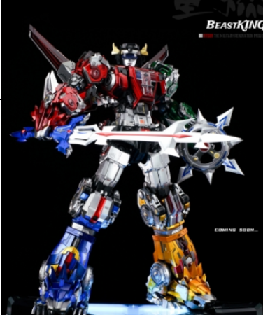 [PREORDER] Reborn-01 BeastKing 3P Voltron Go Lion Force Diecast