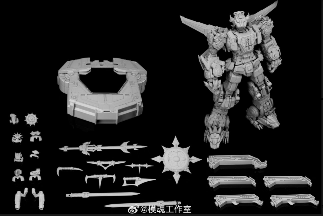 [PREORDER] Reborn-01 BeastKing 3P Voltron Go Lion Force Diecast
