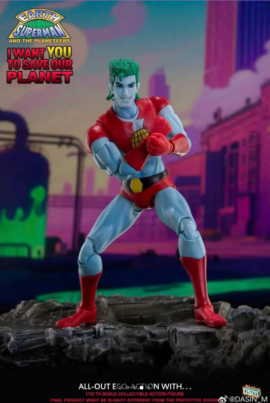 [PREORDER] Daban Captain Planet 1/12 Scale Earth Superman and the Planeteers