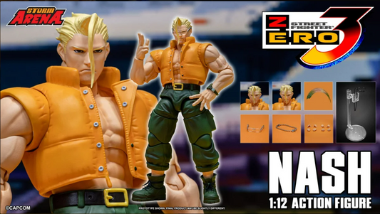 [PREORDER] STORM COLLECTIBLES 1/12 STREET FIGHTER 3 ZERO NASH SFSA05