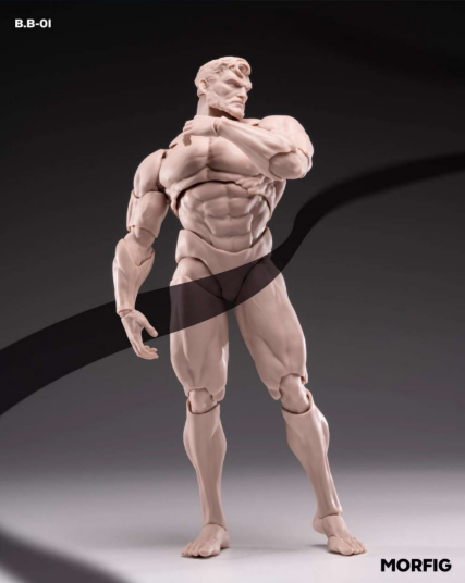 [PREORDER] Queen Studios MORFIG B.B-01Y 1/12 Male Body White