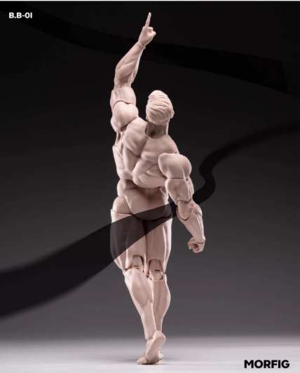 [PREORDER] Queen Studios MORFIG B.B-01Y 1/12 Male Body White