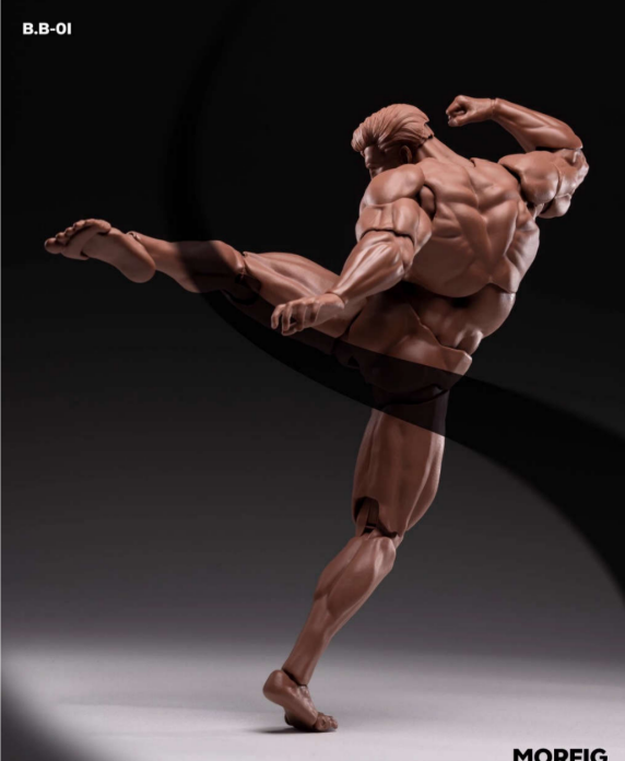 [PREORDER] Queen Studios MORFIG B.B-01Y 1/12 Male Body Black