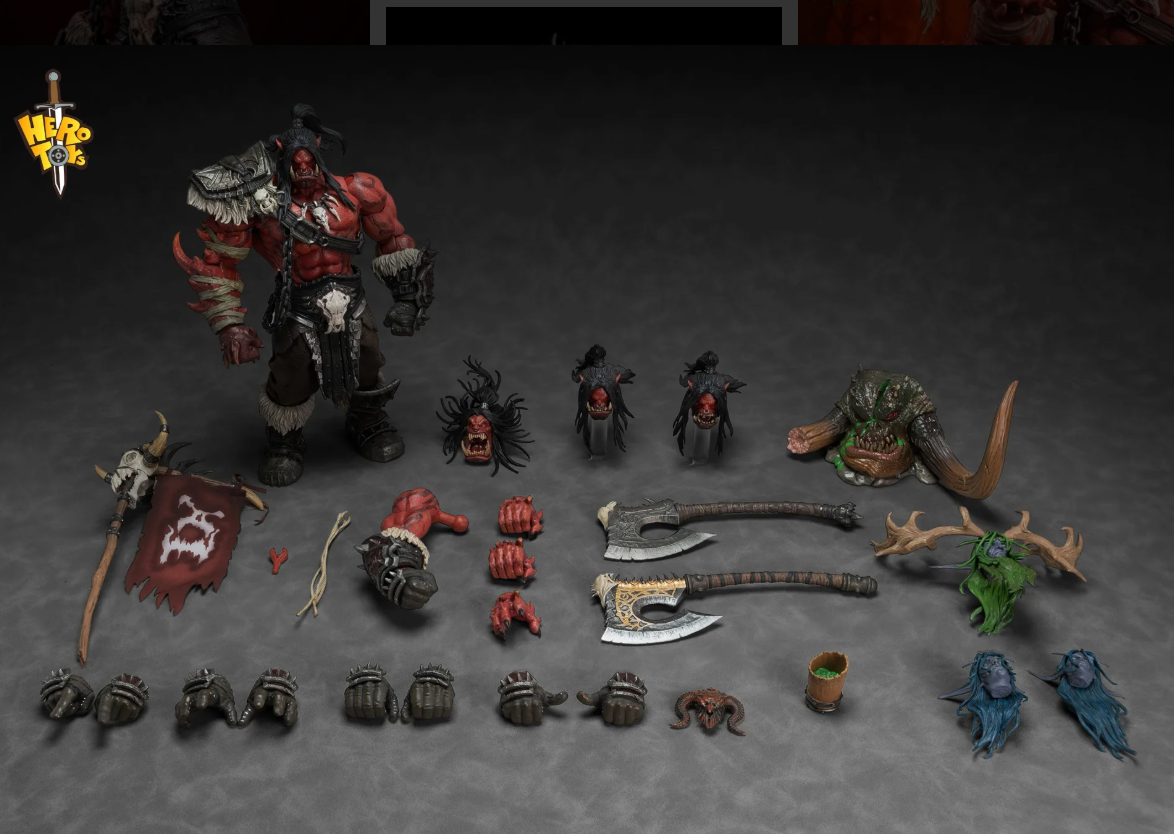 [PREORDER 120425] Hero Toys 1/10 Scale Tribal Battle Song War Chief - Grommash Hellscream