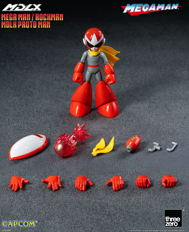 [PREORDER 010726] Threezero 3Z0989 Rockman Mega Man MDLX Proto Man