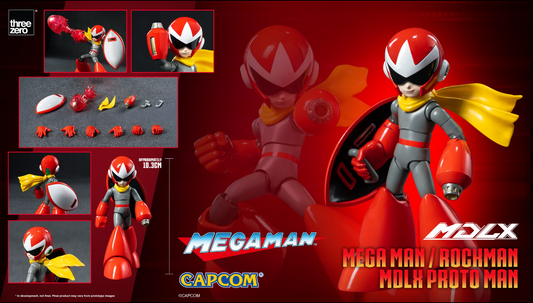 [PREORDER 010726] Threezero 3Z0989 Rockman Mega Man MDLX Proto Man