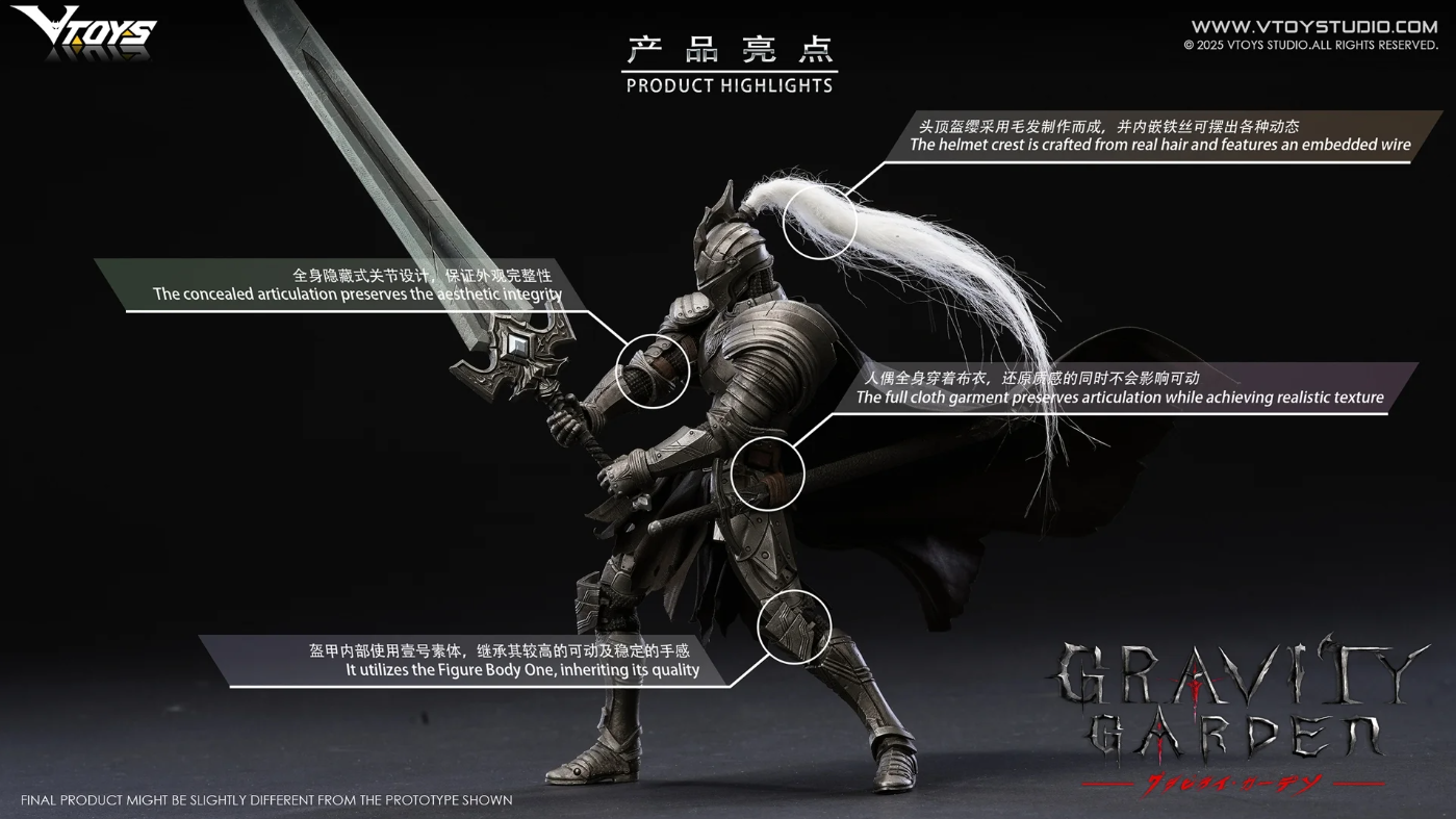[PREORDER 120925] VTOYS STUDIO VSD011 1-12 Scale Silvermoon Knight Action Figure with  BONUS