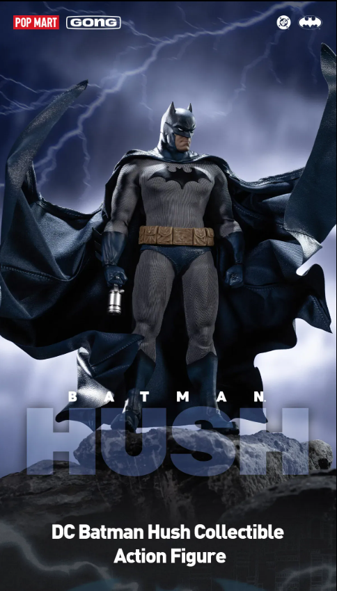 [PREORDER 112625] POP MART X Gong Studio 1/12 Batman Hush Action Figure 17.5CM tall