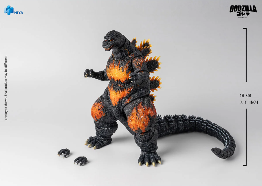 [PREORDER 121625] HIYA 18cm Godzilla vs. Destoroyah Burning Godzilla Action Figure EBG0316