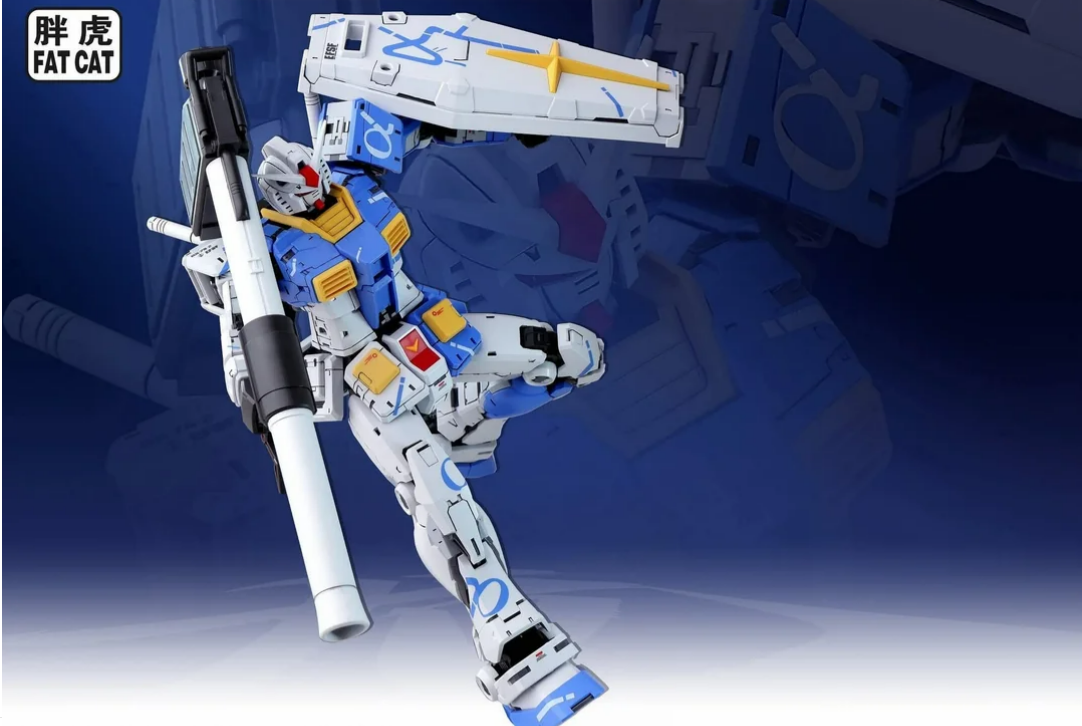 [PREORDER LIMITED SLOTS] FAT CAT : 001 RG 1/100 RX-78 GUNDAM aka AZU PLAMO