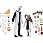 [PREORDER] Terrifier 2 7in Ultimate Art the Clown & Little Pale Girl 2 Pack