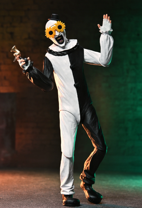 [PREORDER] Terrifier 2 7in Ultimate Art the Clown & Little Pale Girl 2 Pack