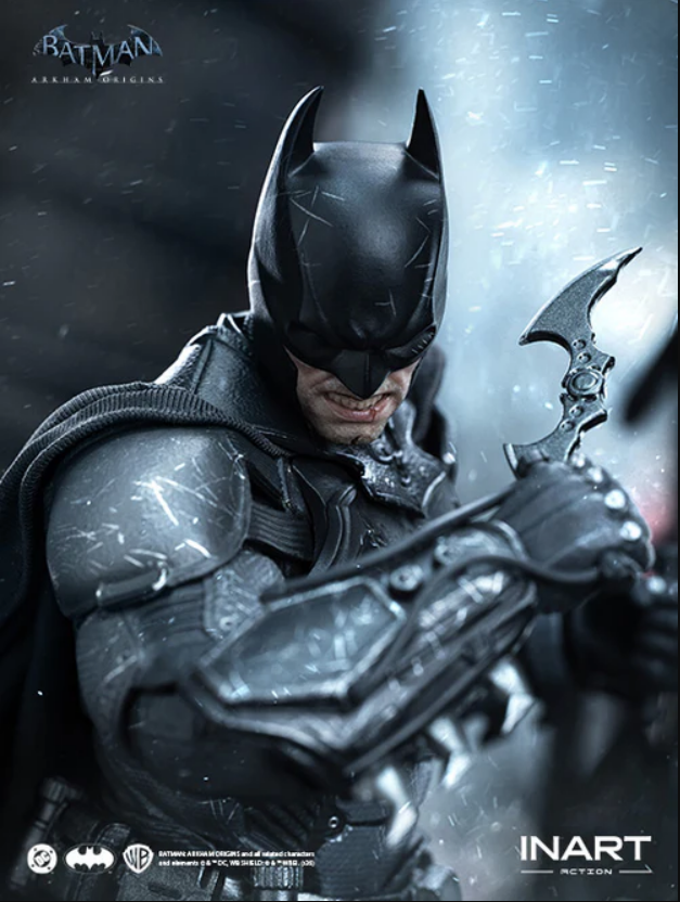 [PREORDER 042626] INART Action – Batman: Arkham Origins – Batman (Battle Damaged Version) Action Figure