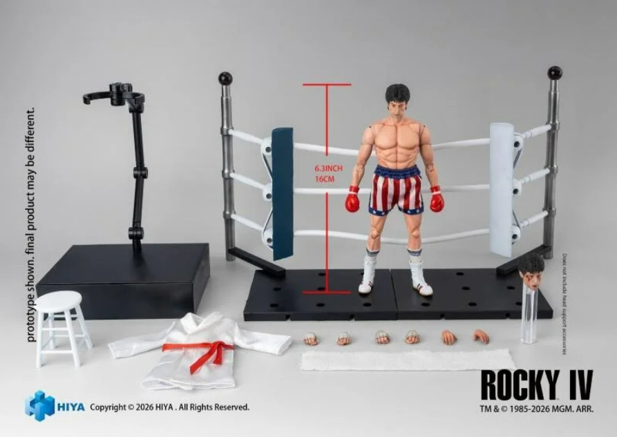 [PREORDER 051726] HIYA ESR0222 1/12 Exquisite Super Rocky IV Rocky Boxer Version