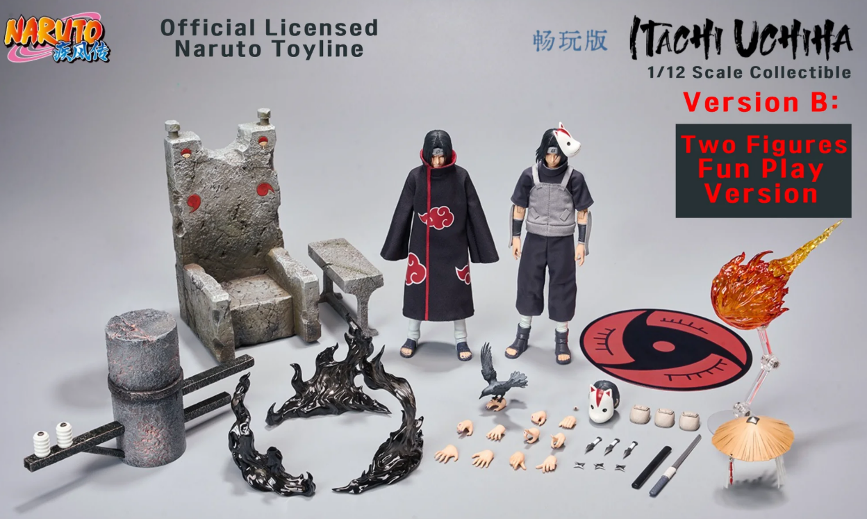 [PREORDER 070626] UNiQUE ART UA001B 1/12 Naruto Shippuden Uchiha Itachi Playable Version