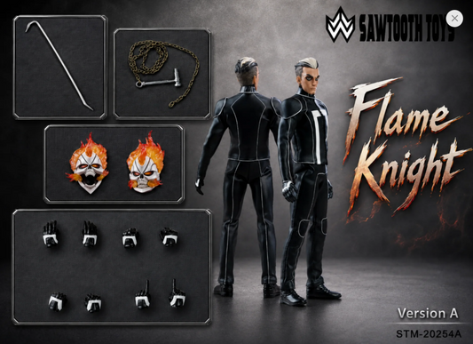 [PREORDER 051726] Sawtooth Toys STM-20254A 1/12 Flame Head Knight - GHOST RIDER only