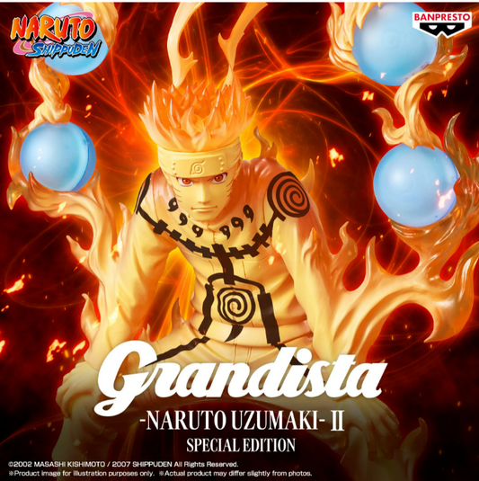 [PREORDER 060726] (OVERSEA LIMITED) NARUTO SHIPPUDEN GRANDISTA-NARUTO UZUMAKI-II SPECIAL EDITION